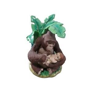Disney TARZAN Baby & Kala Ceramic Figure Retired
